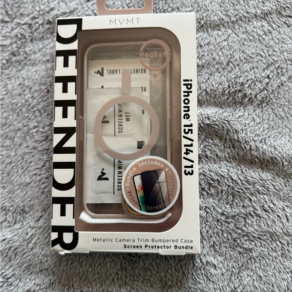 MVMT Gold Screen Protector for iPhone 15,14,13